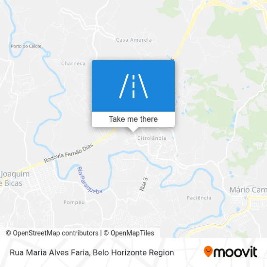 Rua Maria Alves Faria map