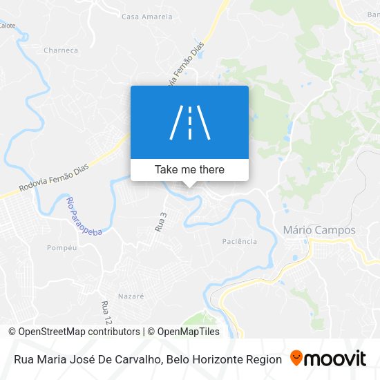 Rua Maria José De Carvalho map