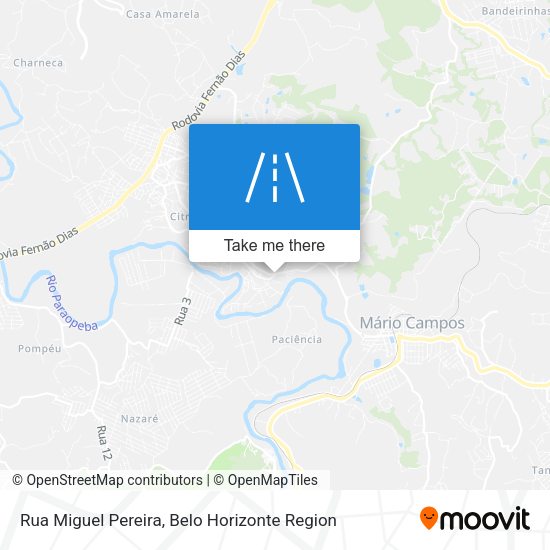 Rua Miguel Pereira map
