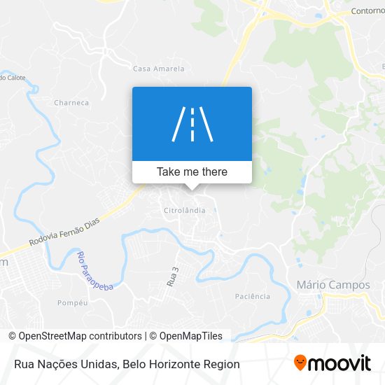 Rua Nações Unidas map
