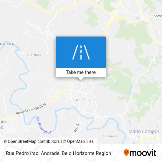 Rua Pedro Iraci Andrade map