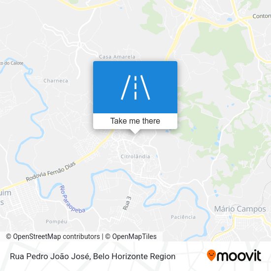 Rua Pedro João José map