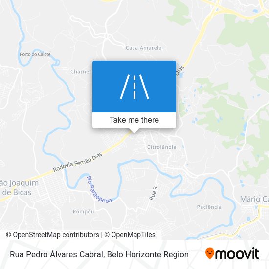 Rua Pedro Álvares Cabral map