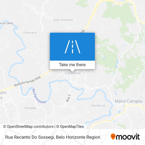 Rua Recanto Do Sossegi map