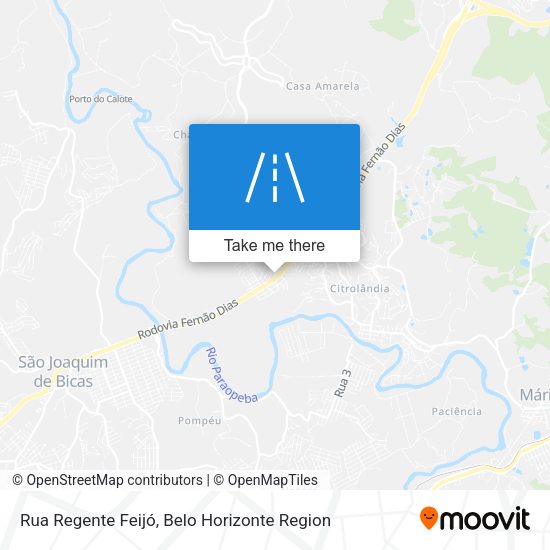 Rua Regente Feijó map