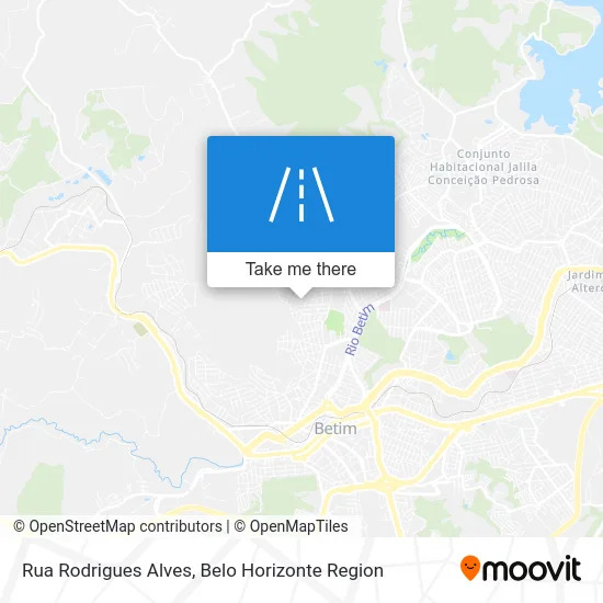 Rua Rodrigues Alves map