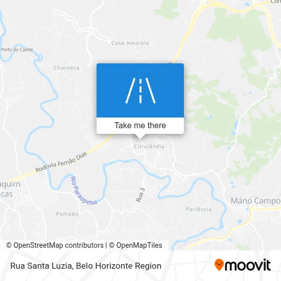 Rua Santa Luzia map