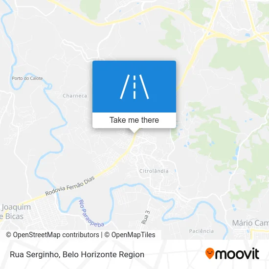 Rua Serginho map