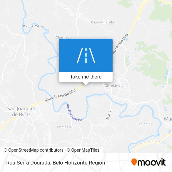 Rua Serra Dourada map