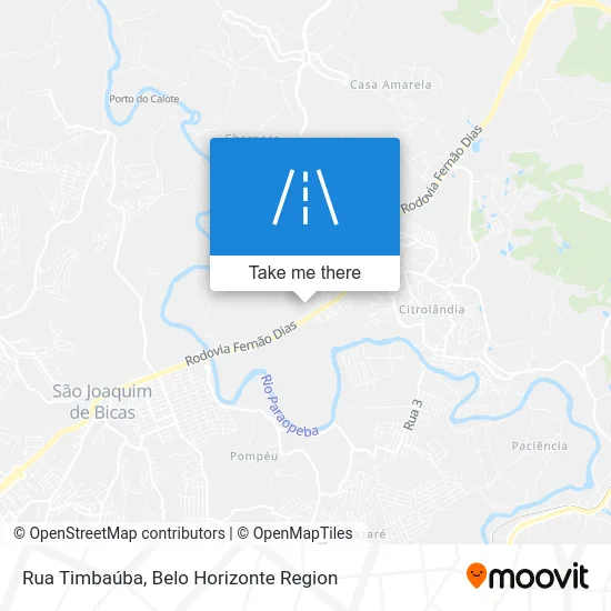 Rua Timbaúba map