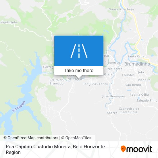 Rua Capitão Custódio Moreira map