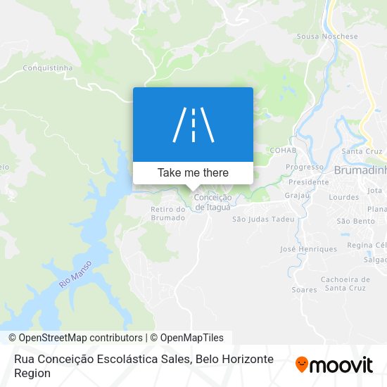 Rua Conceição Escolástica Sales map