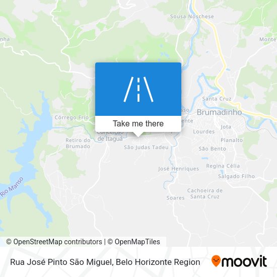 Rua José Pinto São Miguel map