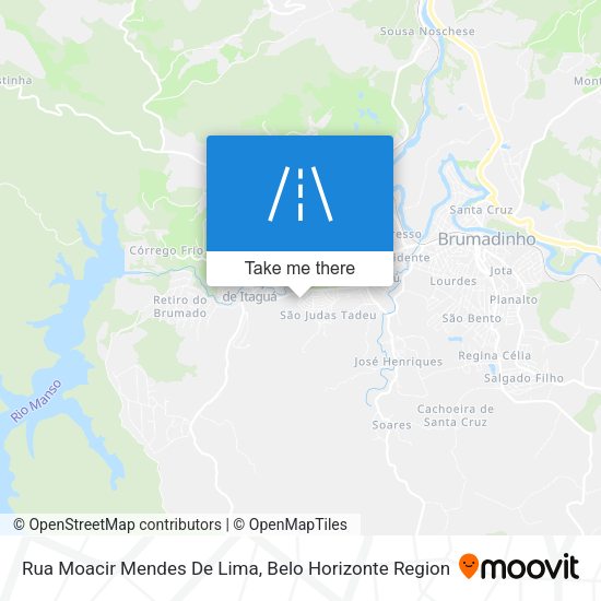 Rua Moacir Mendes De Lima map