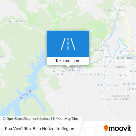Rua Vovó Rita map