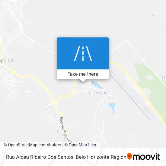 Rua Alceu Ribeiro Dos Santos map