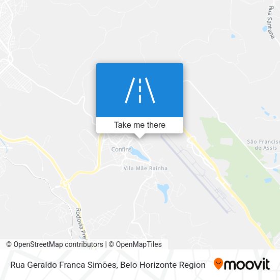 Rua Geraldo Franca Simões map