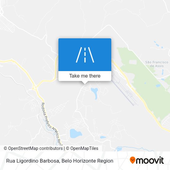 Rua Ligordino Barbosa map