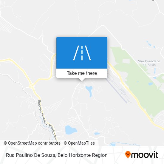Rua Paulino De Souza map