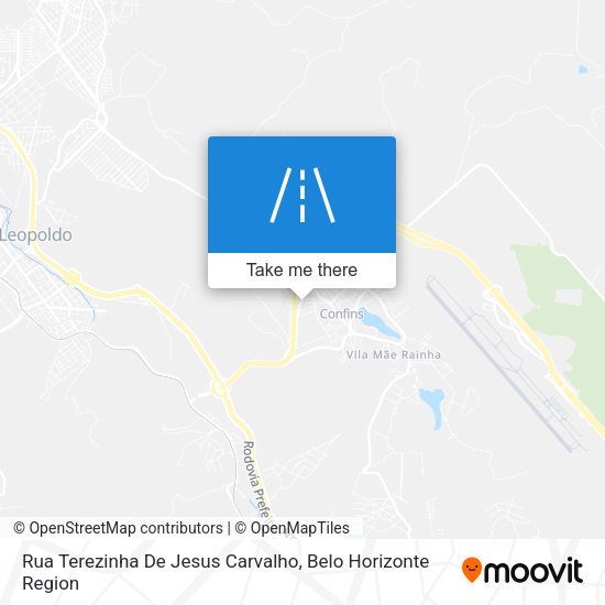 Rua Terezinha De Jesus Carvalho map