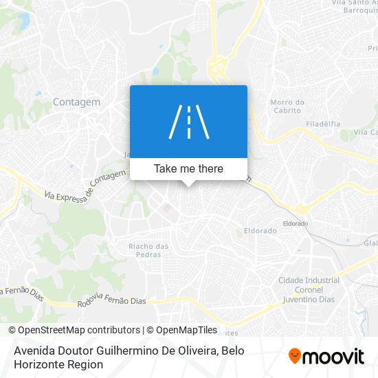 Mapa Avenida Doutor Guilhermino De Oliveira