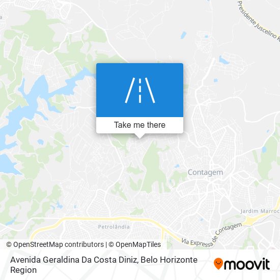 Mapa Avenida Geraldina Da Costa Diniz