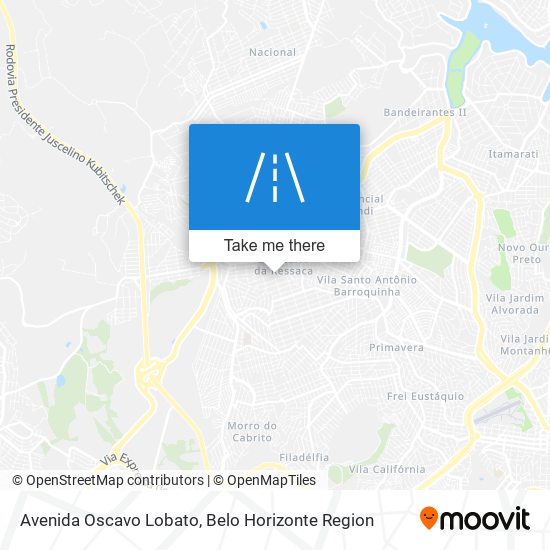 Avenida Oscavo Lobato map