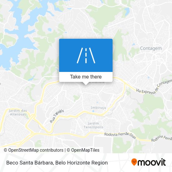 Beco Santa Bárbara map