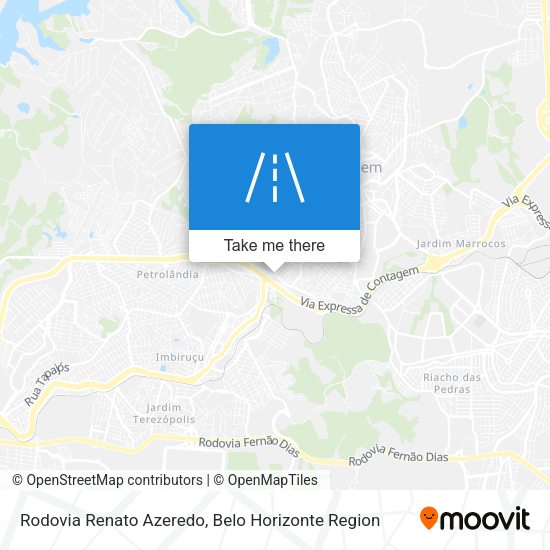 Rodovia Renato Azeredo map