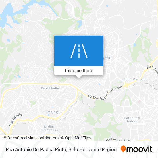 Rua Antônio De Pádua Pinto map