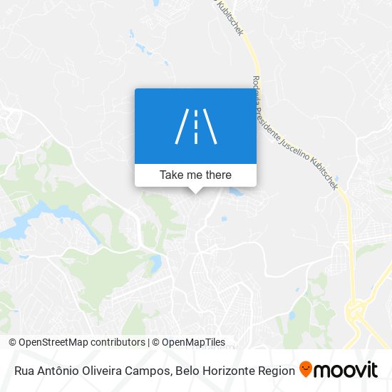 Rua Antônio Oliveira Campos map