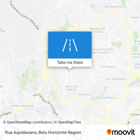 Rua Aquidauana map