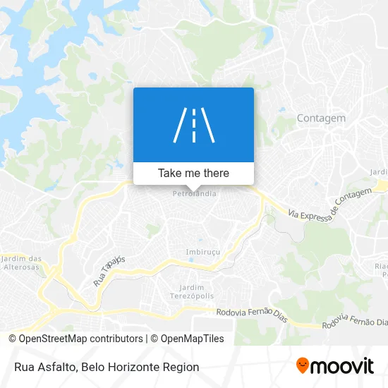 Rua Asfalto map