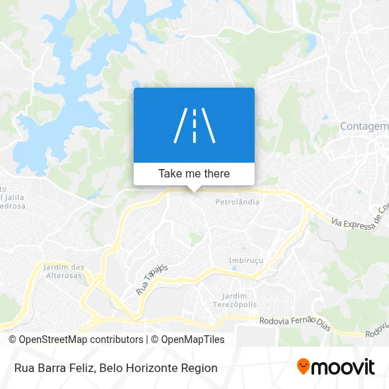Rua Barra Feliz map