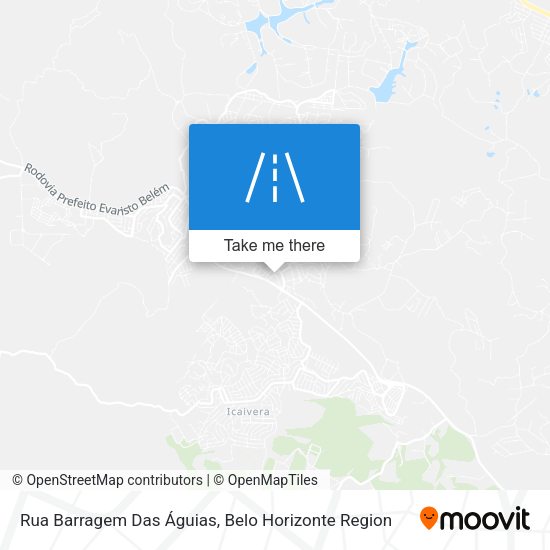 Rua Barragem Das Águias map