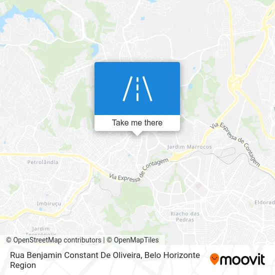 Rua Benjamin Constant De Oliveira map