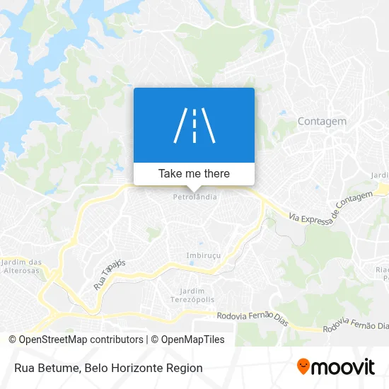 Rua Betume map