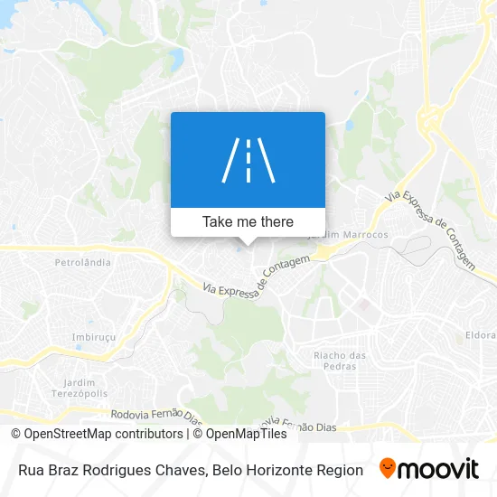 Rua Braz Rodrigues Chaves map
