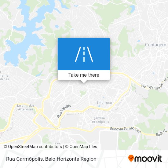 Rua Carmópolis map