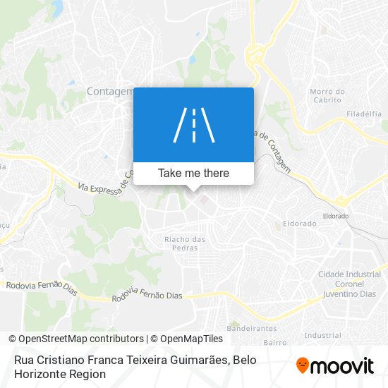 Rua Cristiano Franca Teixeira Guimarães map