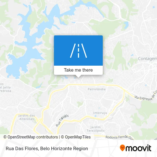 Rua Das Flores map