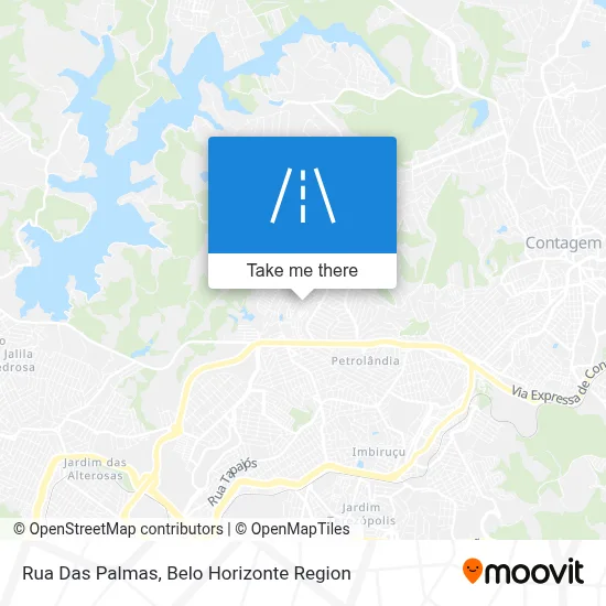 Rua Das Palmas map