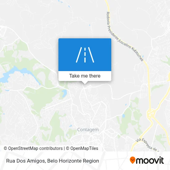 Rua Dos Amigos map
