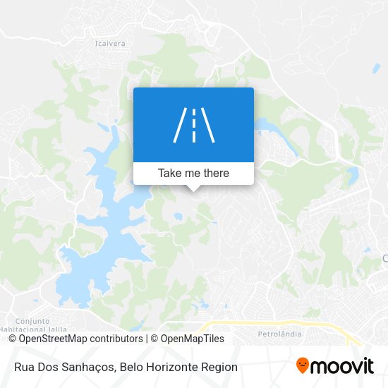 Rua Dos Sanhaços map