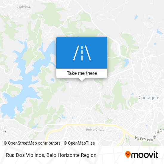 Rua Dos Violinos map