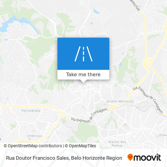 Rua Doutor Francisco Sales map