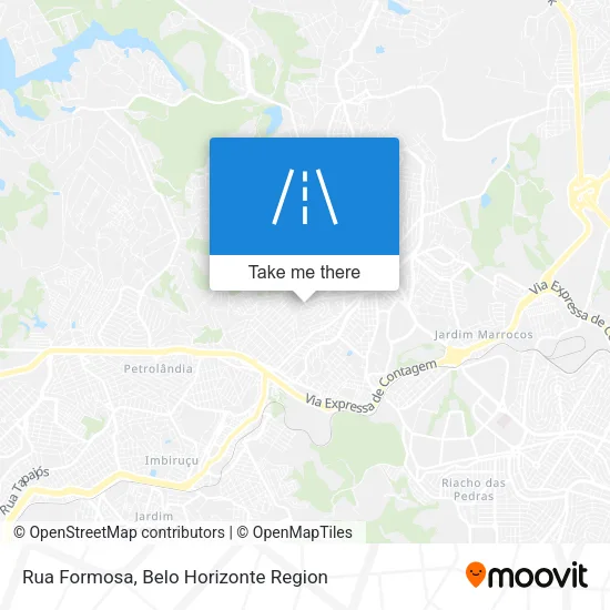Rua Formosa map