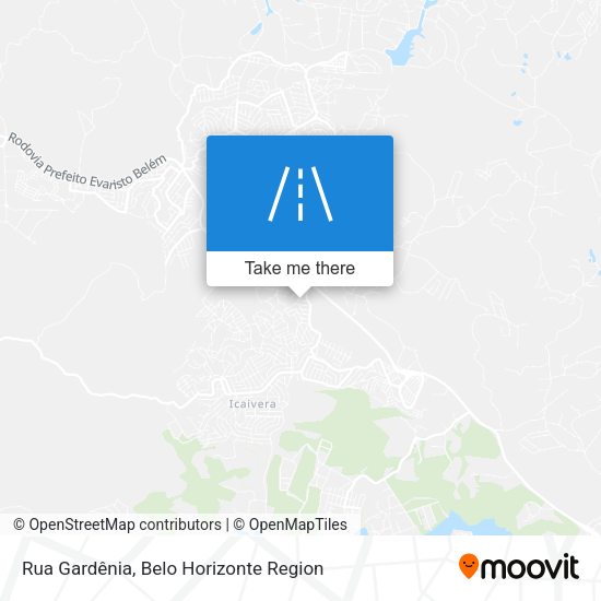 Rua Gardênia map