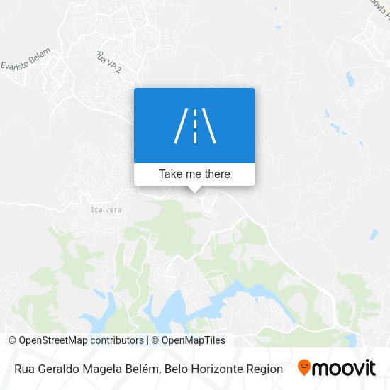 Rua Geraldo Magela Belém map