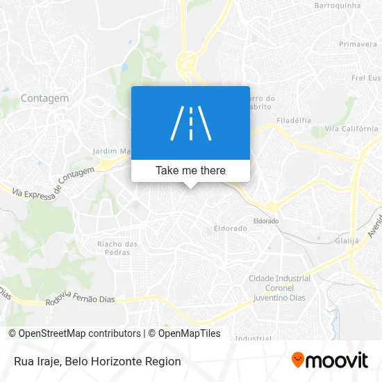 Rua Iraje map
